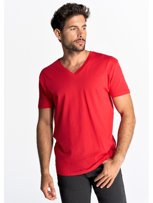 Urban V-Neck Branding T-Shirt Premium Slim Fit TSUAPICO